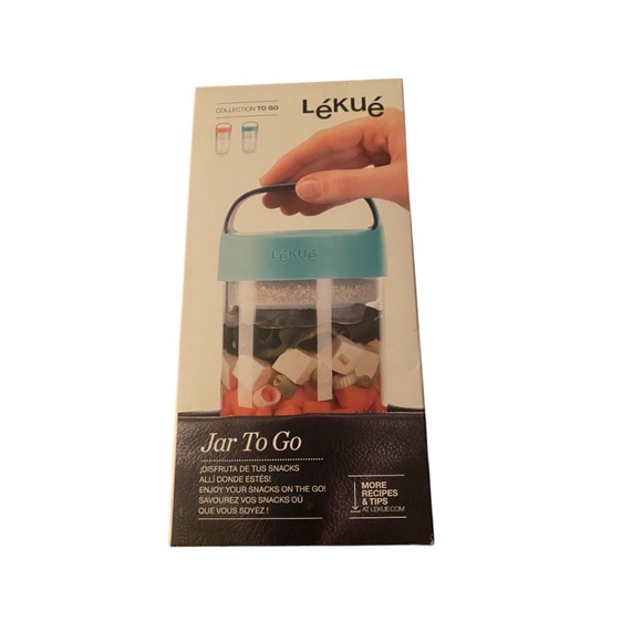 Lekue Jar to Go food storage container, 20 oz. - Picture 1 of 2